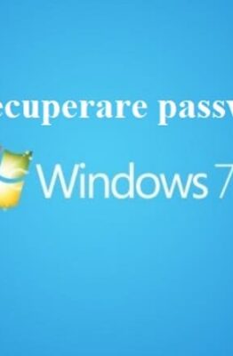 recuperare password windows 7